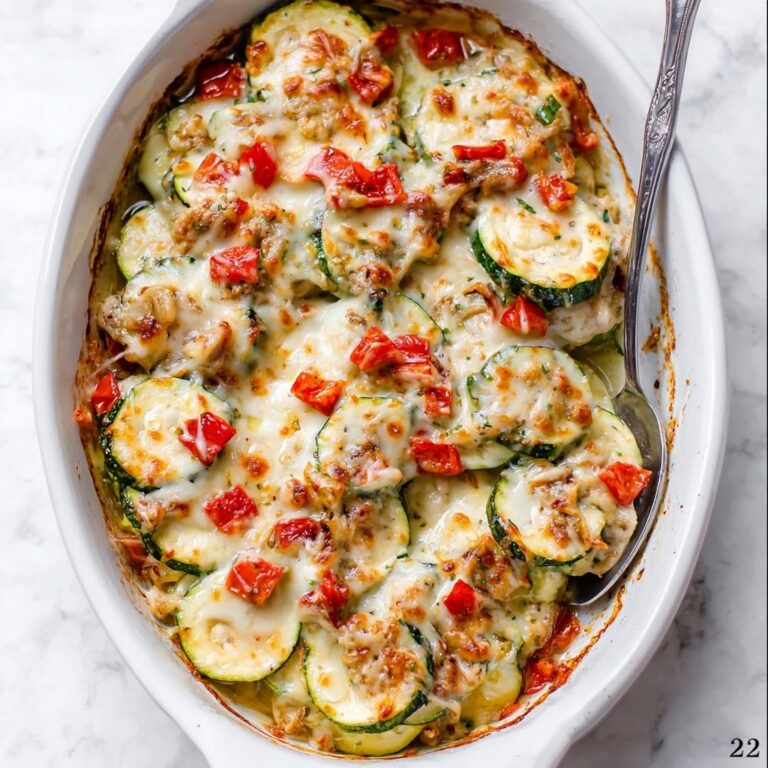 Mediterranean Chicken Zucchini Bake Recipe