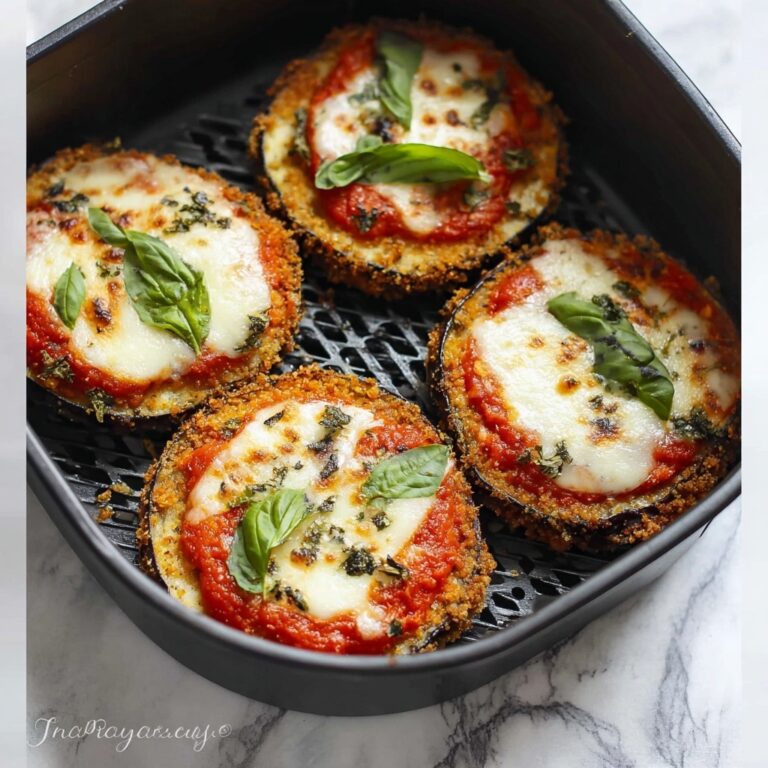 Easy Air Fryer Eggplant Parmesan Recipe