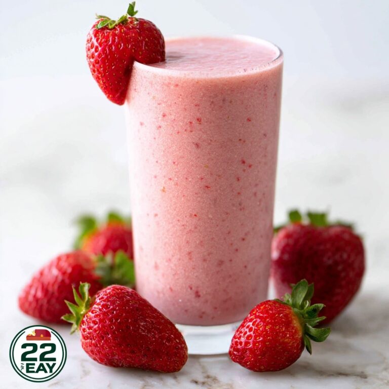 Creamy Strawberry Protein Smoothie Recipe