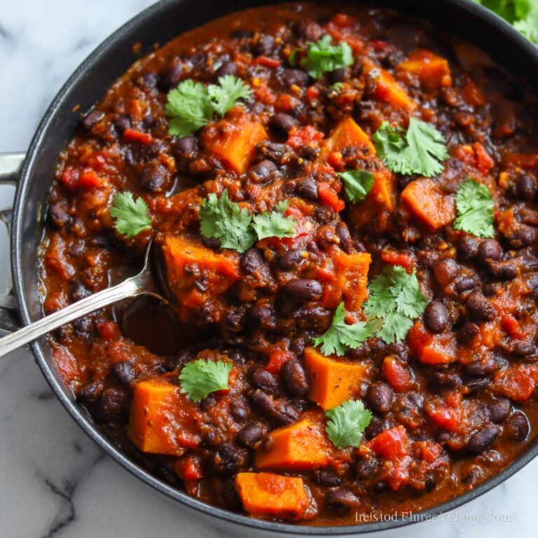 Sweet Potato and Black Bean Chili Recipe