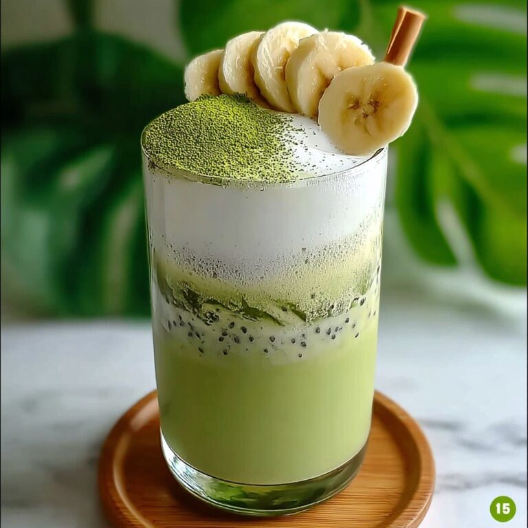 Creamy Easy Banana Matcha Latte for a Refreshing Boost Recipe
