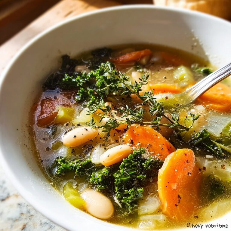 Easy Tuscan White Bean Soup Recipe