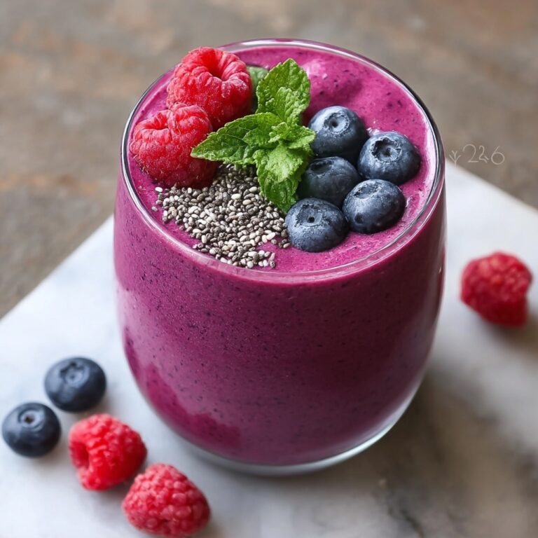Winter Detox Berry and Beet Smoothie for Glow Recipe