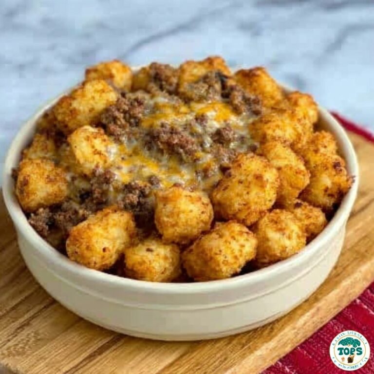 Cheeseburger Tater Tot Casserole Recipe