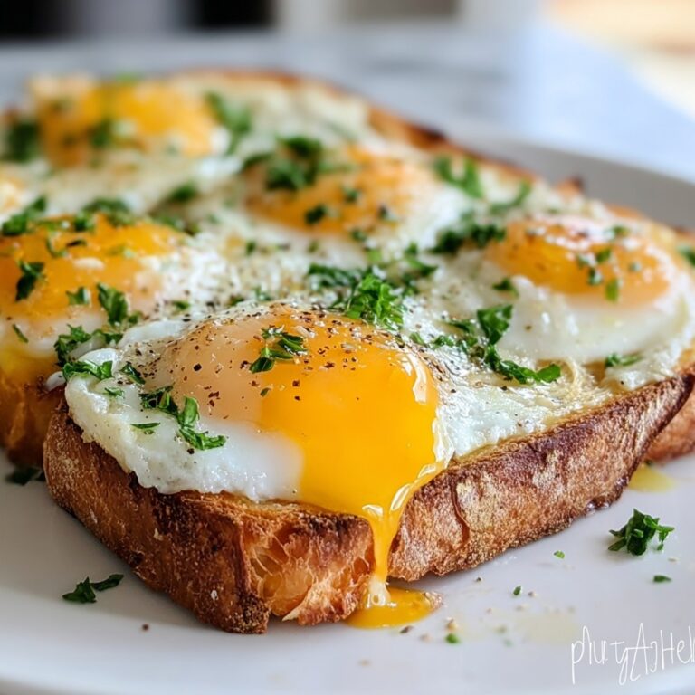 Egg and Cheese Toasts for a Quick Breakfast Recipe