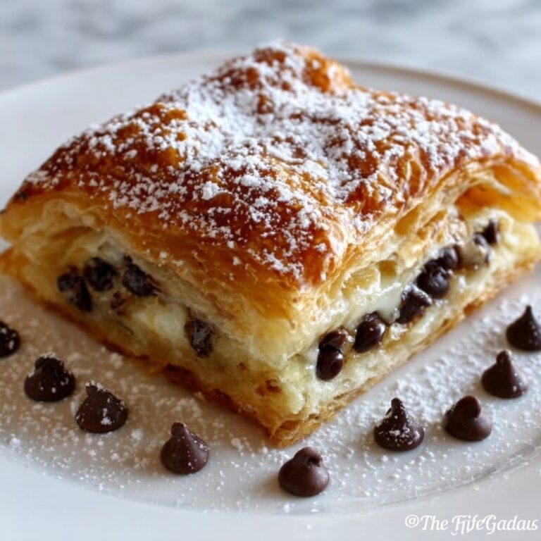 Croissant Breakfast Bake with Chocolate Chips Recipe